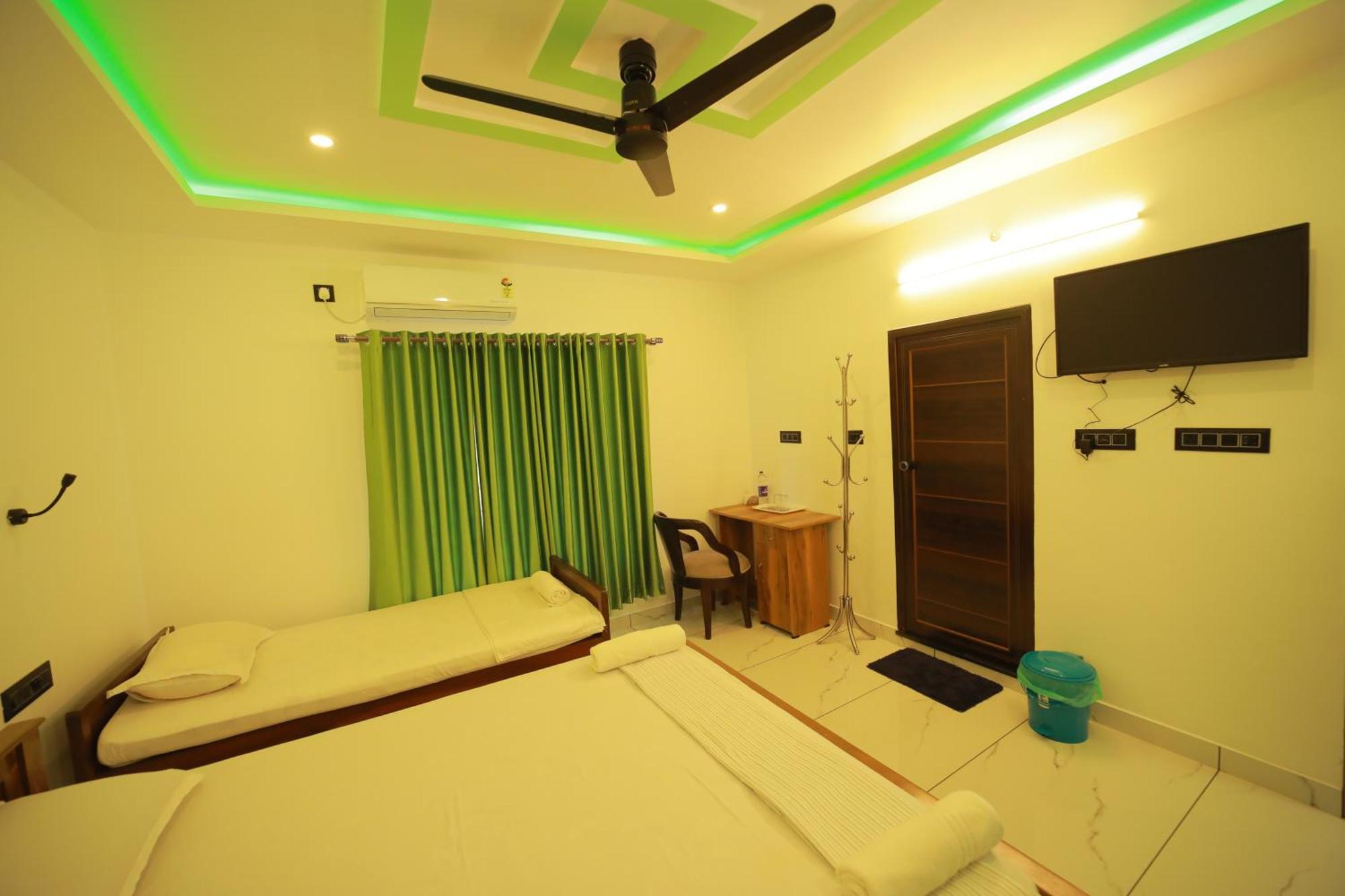 Ferienwohnung Prakruthi Residency Munroeisland Mundrothuruth Exterior foto
