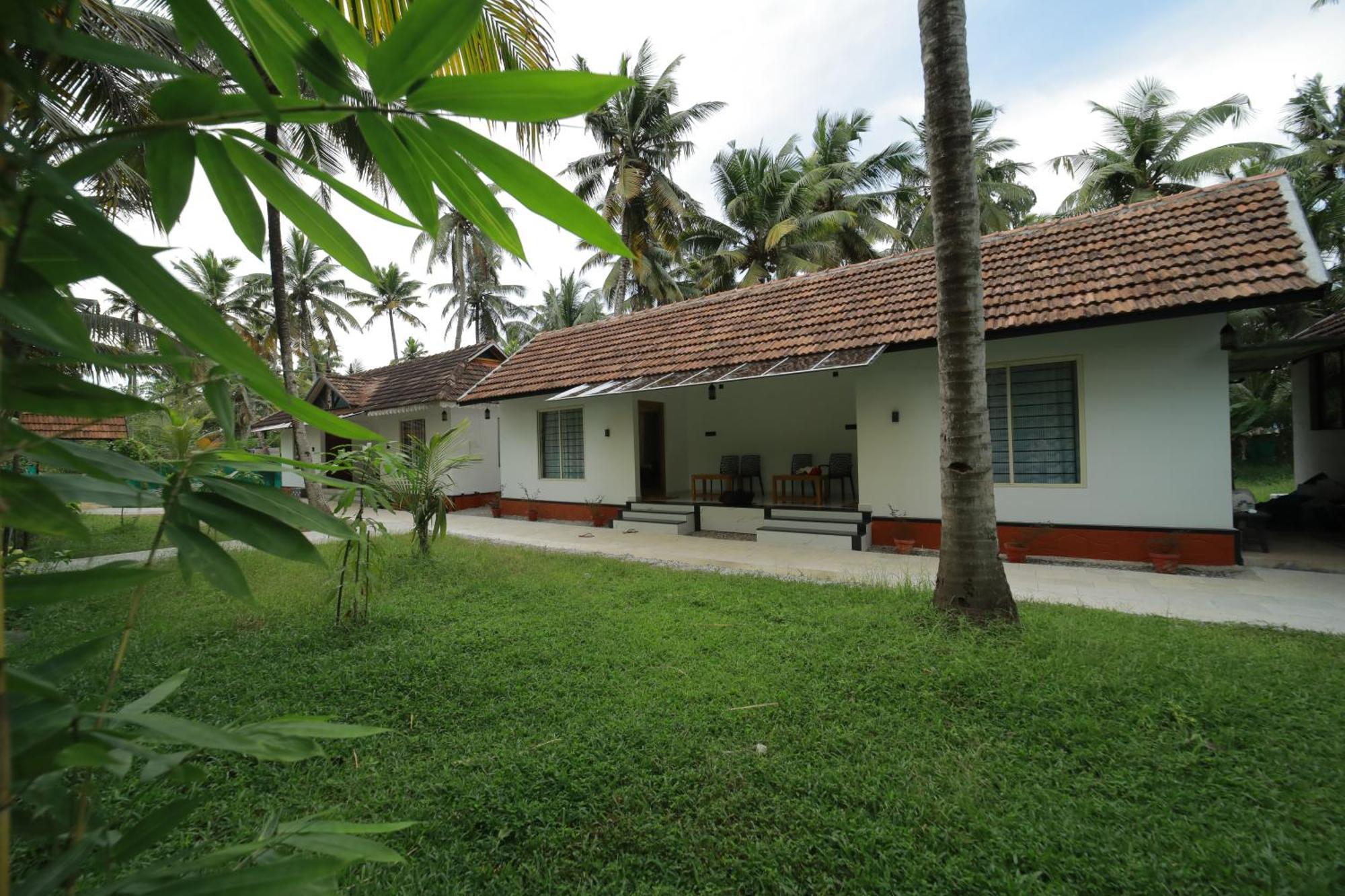 Ferienwohnung Prakruthi Residency Munroeisland Mundrothuruth Exterior foto